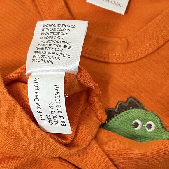 Halo & Cre8ions Tee One Piece 0-6M Snap Closure Long Dinosaur Polka Dot Lot Of 2 - Picture 9 of 9